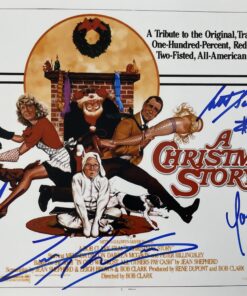 "A Christmas Story" Signed In-Person Kids Photo - Schwartz, Farkus, Dill and Yano Autographs