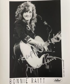Signed In-Person Bonnie Raitt Photo
