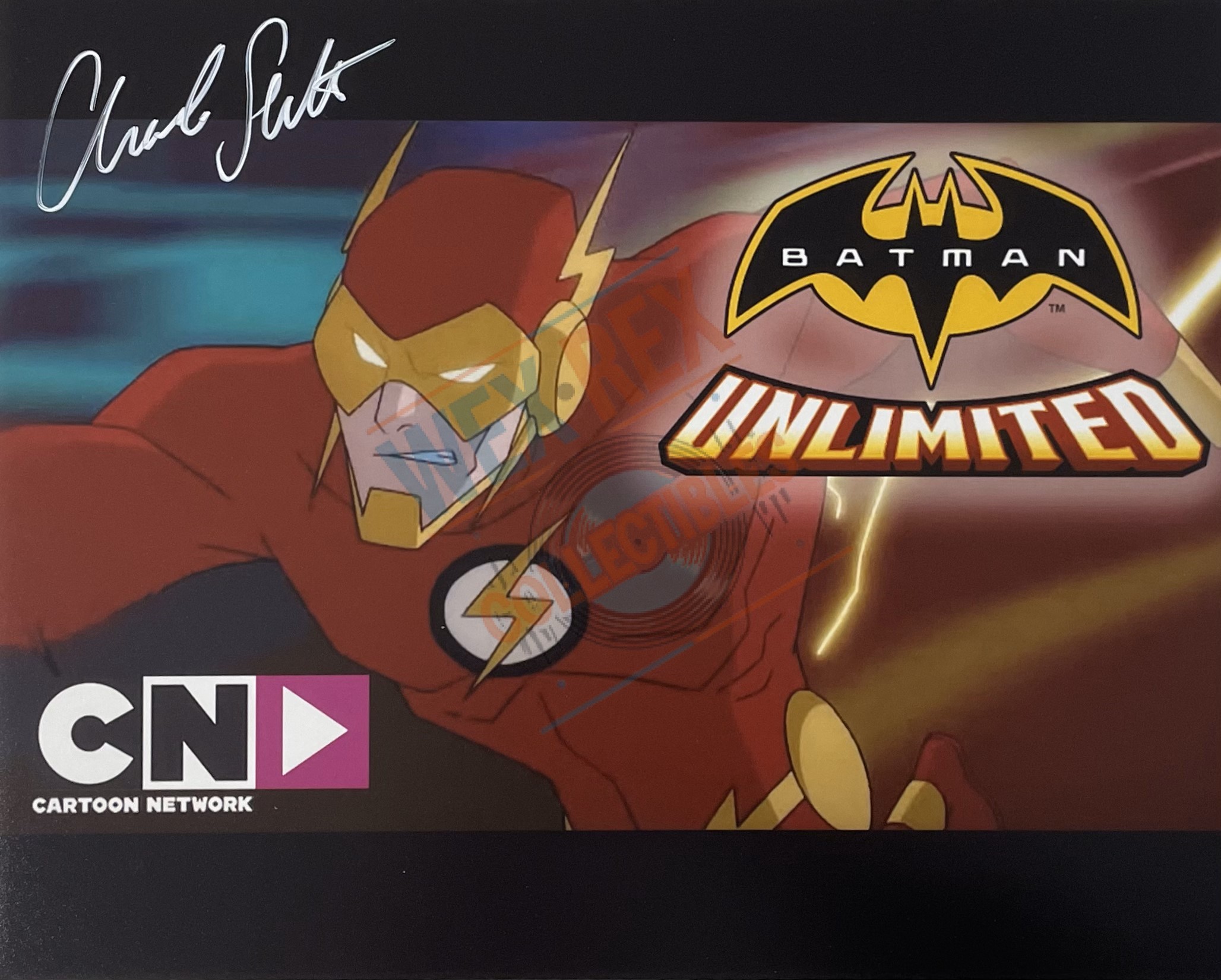 "Batman Unlimited" Photo Signed In-Person by Charlie Schlatter