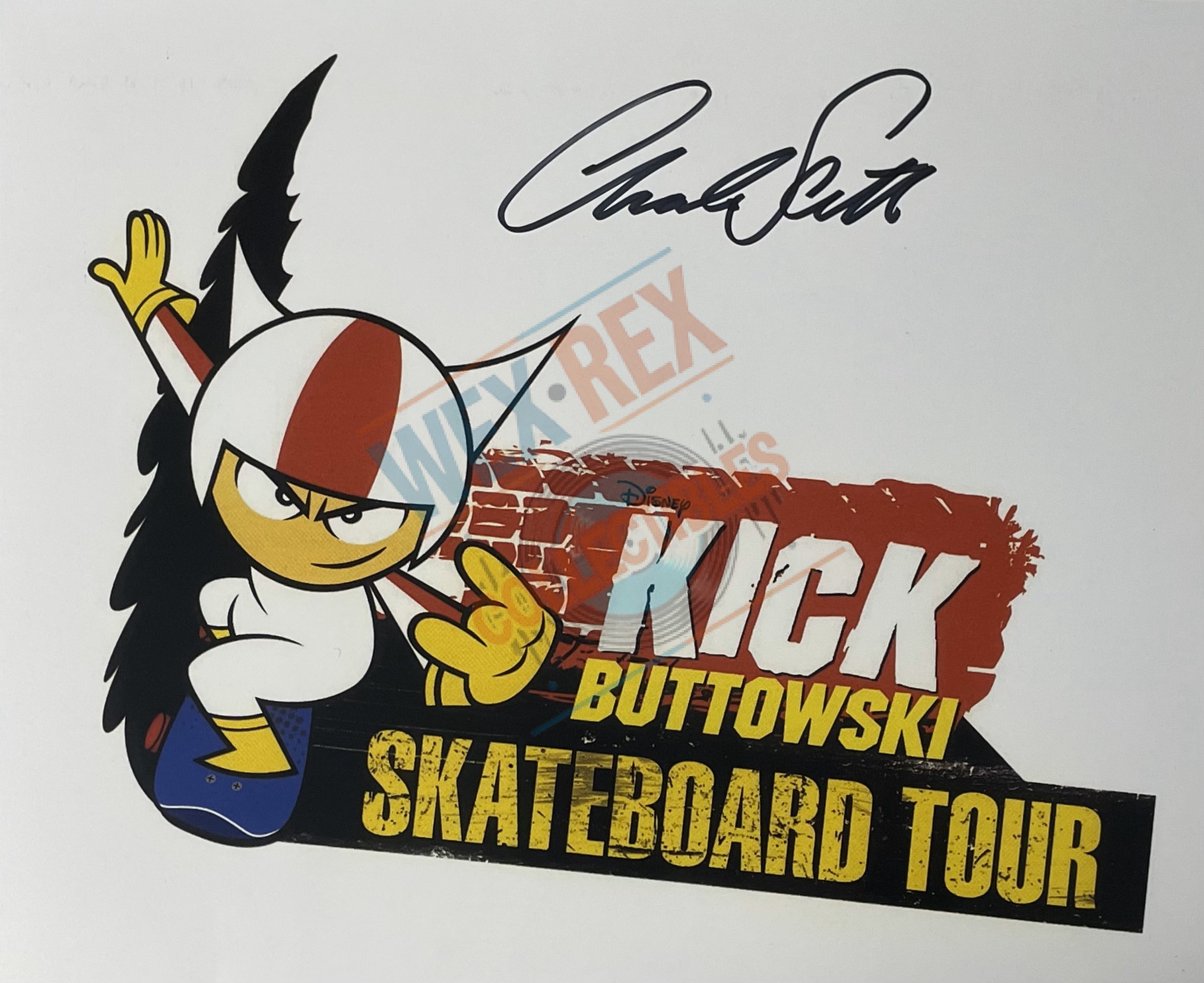 "Kick Buttowski: Suburban Daredevil" Photo Signed In-Person by Charlie Schlatter
