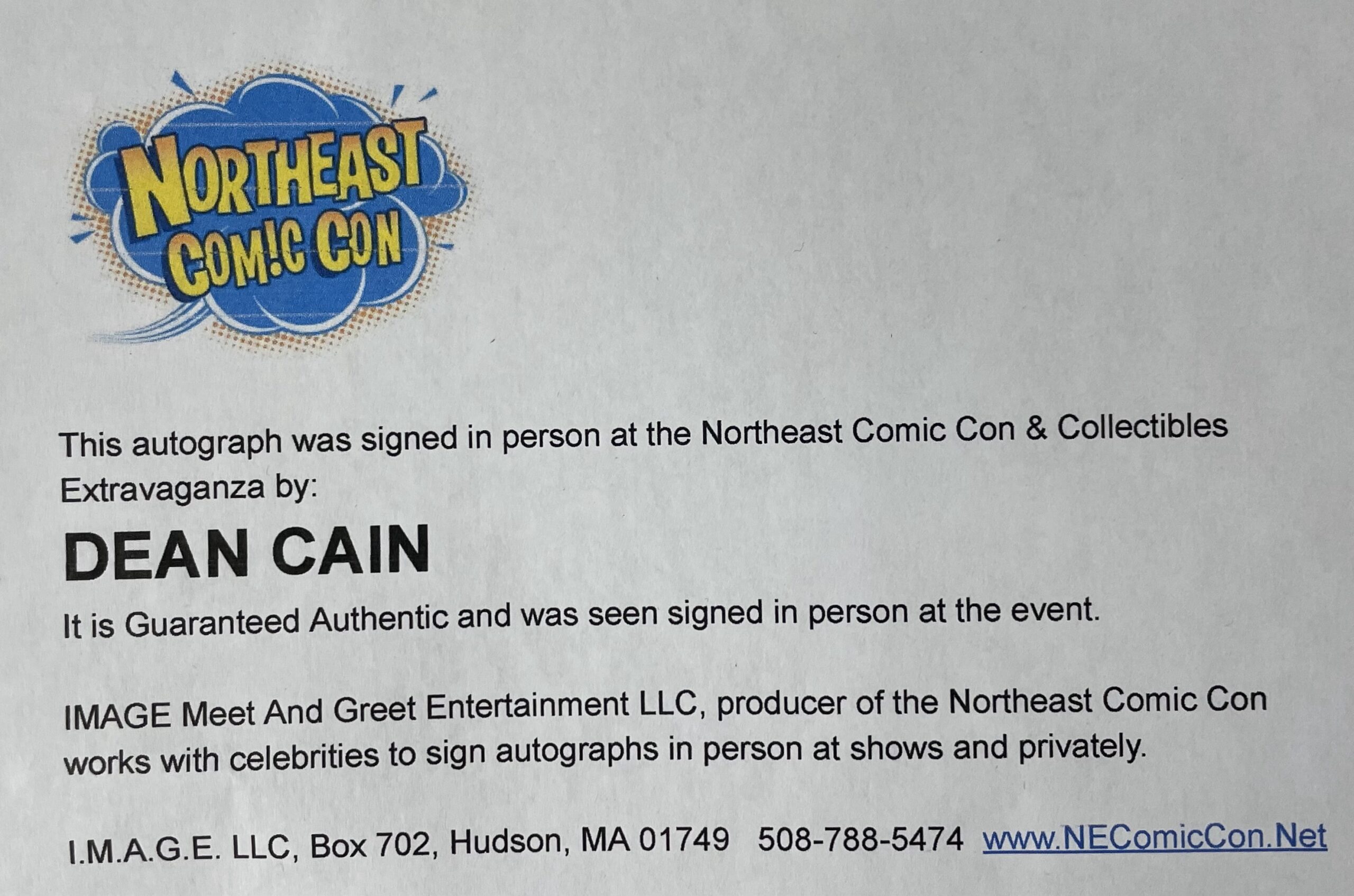 “Lois & Clark: The New Adventures of Superman” Photo Signed In-Person by Dean Cain - Image 2