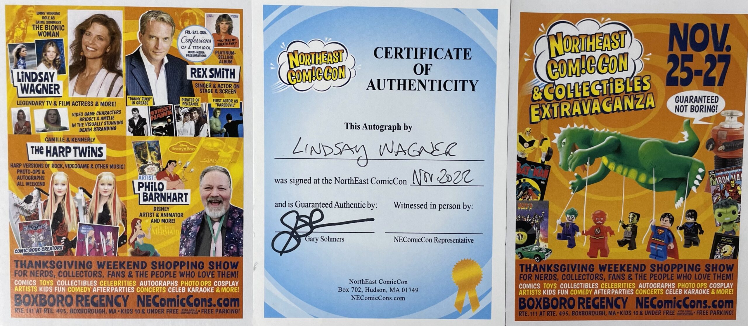 “The Bionic Women” Photo Signed In-Person by Lindsay Wagner - Image 3