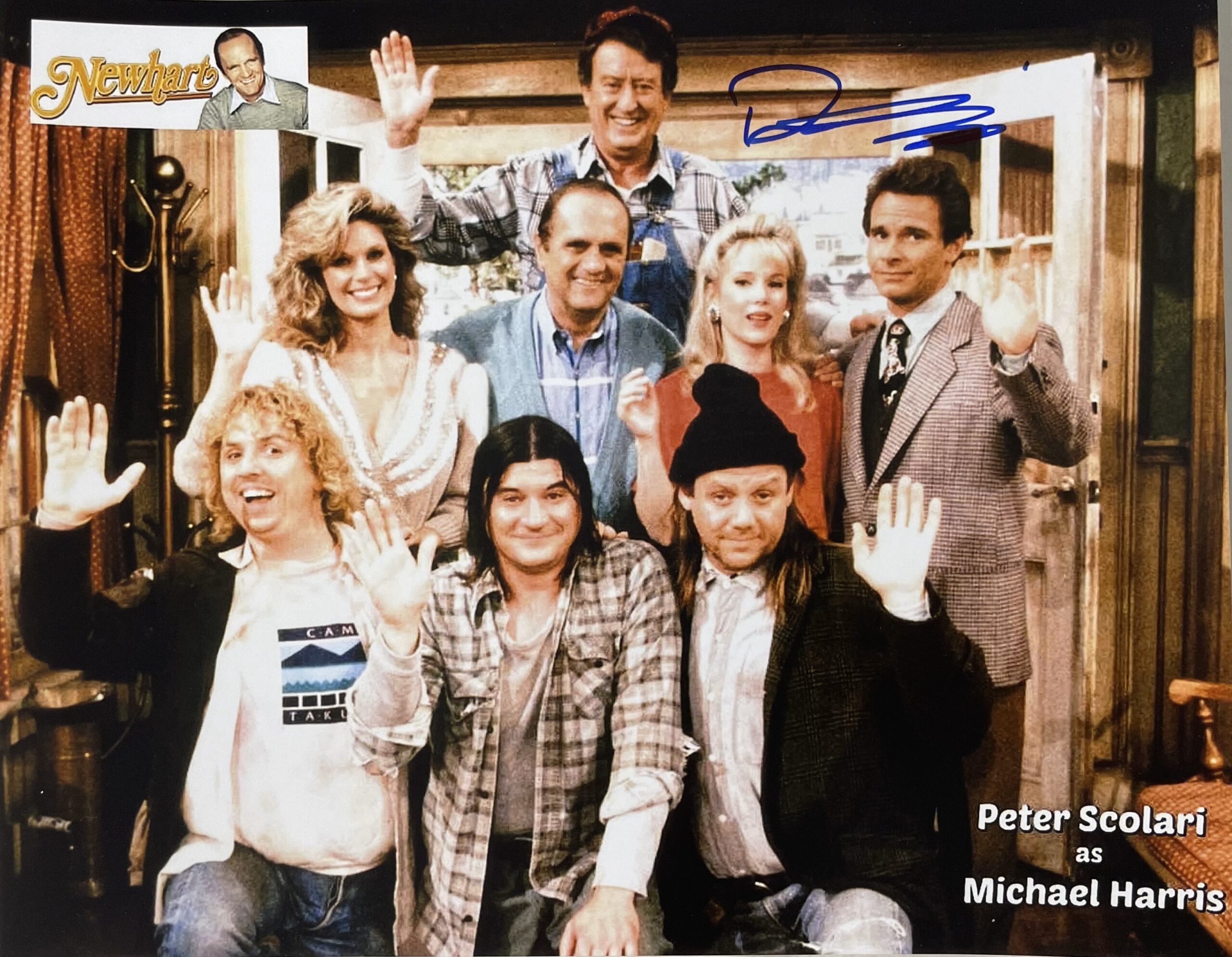 "Newhart" Photo Signed In-Person by Peter Scolari