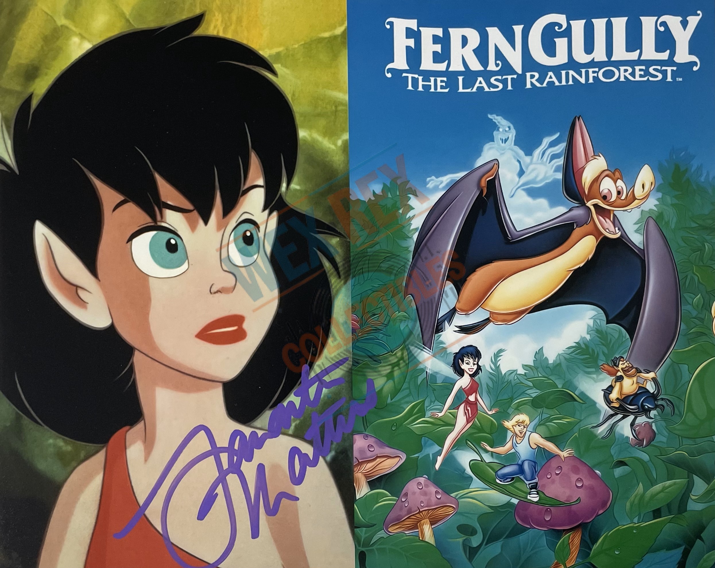 "FernGully: The Last Rainforest" Photo Signed In-Person by Samantha Mathis