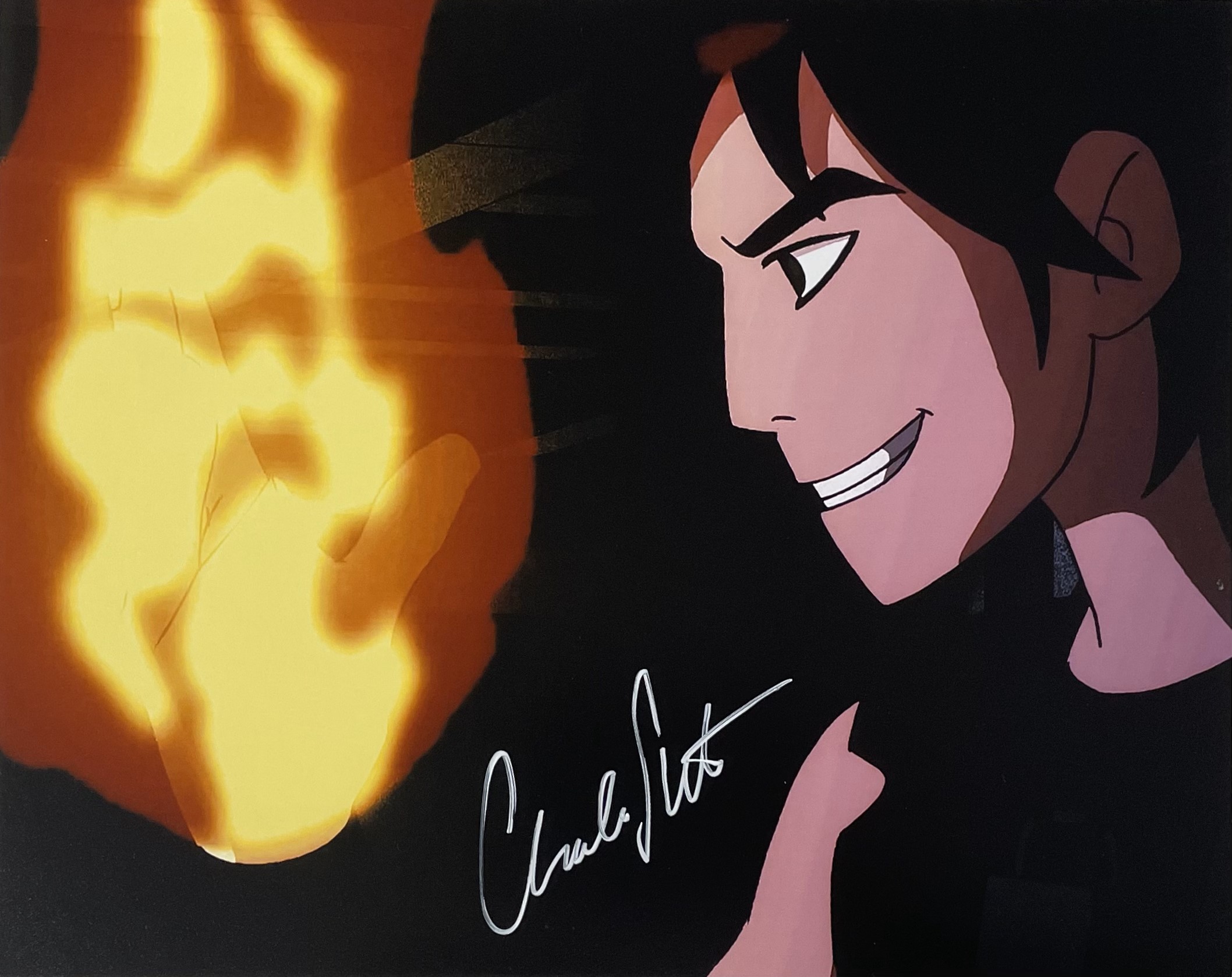 “Ben 10” Photo Signed In-Person by Charlie Schlatter