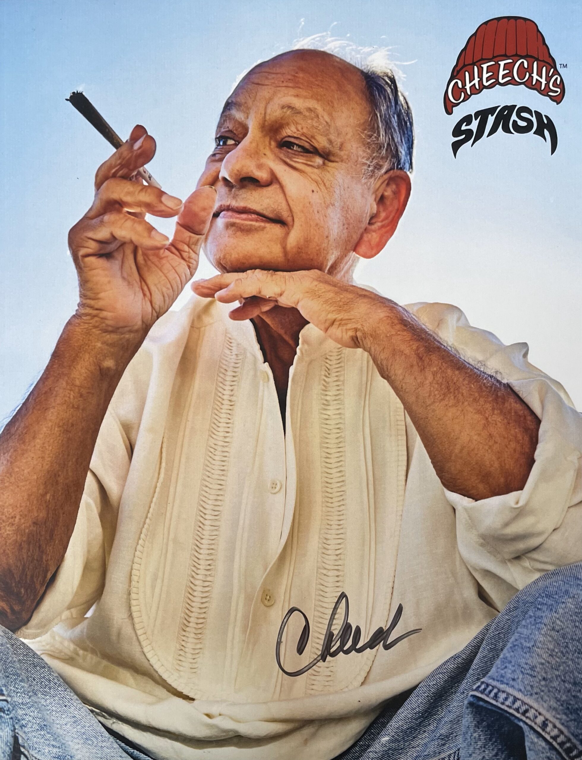 “Cheech’s Stash” Photo Signed In-Person by Cheech Marin