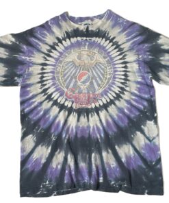 Vintage Grateful Dead 25 Years Dead Tie-Dye T-Shirt - Liquid Blue XL