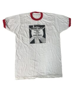 Vintage 1980 Madcity Music Festival Head East T-Shirt - Red & White Ringer XL