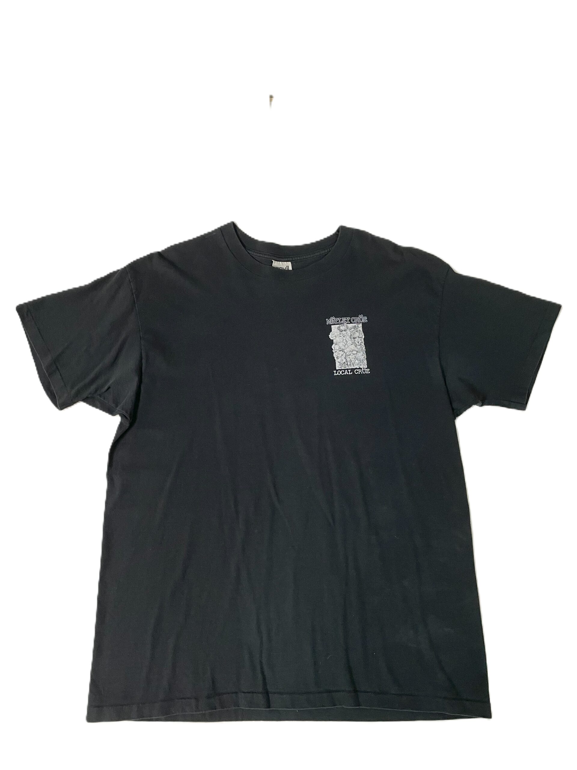 Vintage Mötley Crüe "Local Crüe" Band T-Shirt - Black XL