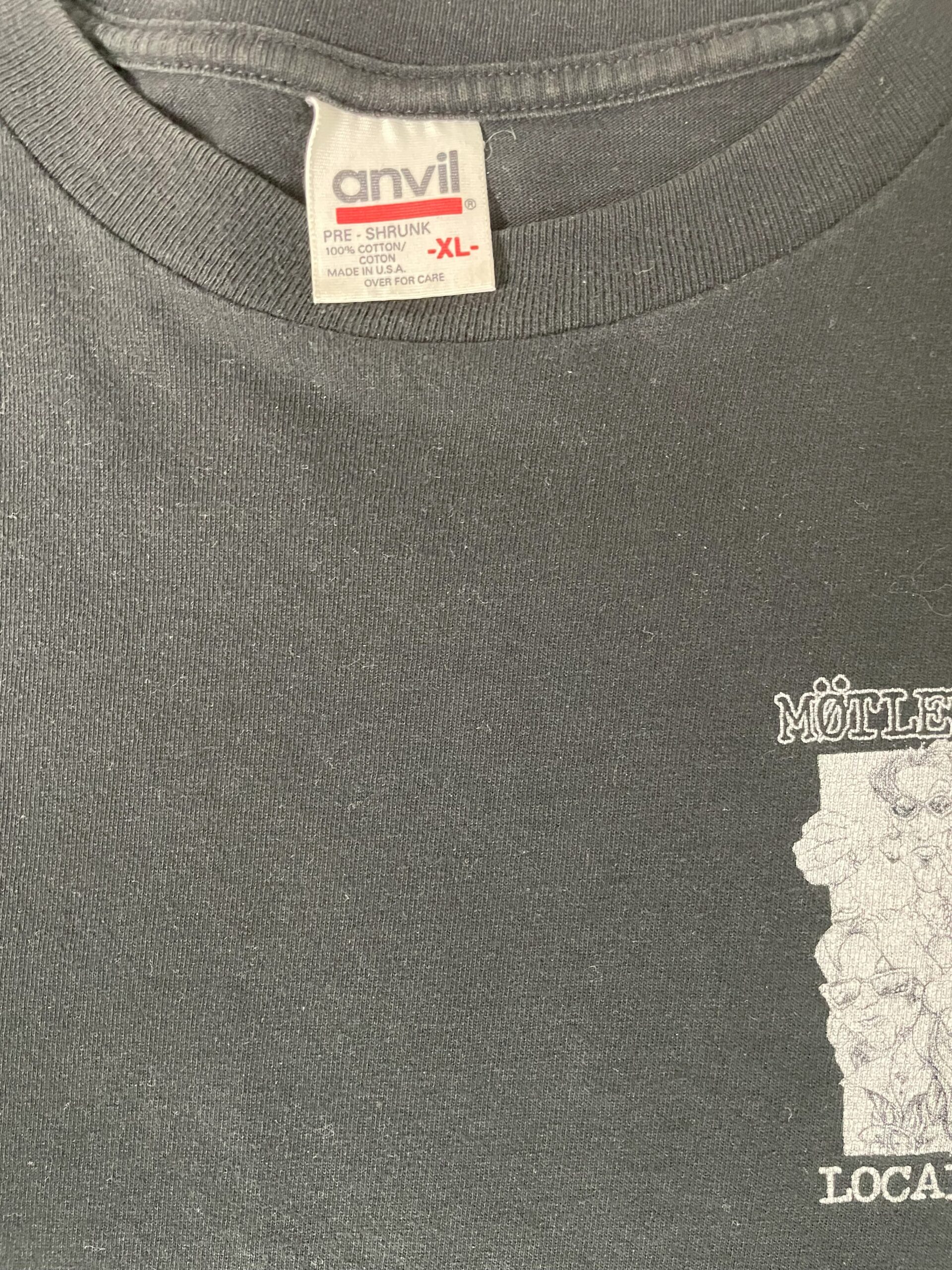 Vintage Mötley Crüe "Local Crüe" Band T-Shirt - Black XL - Image 2