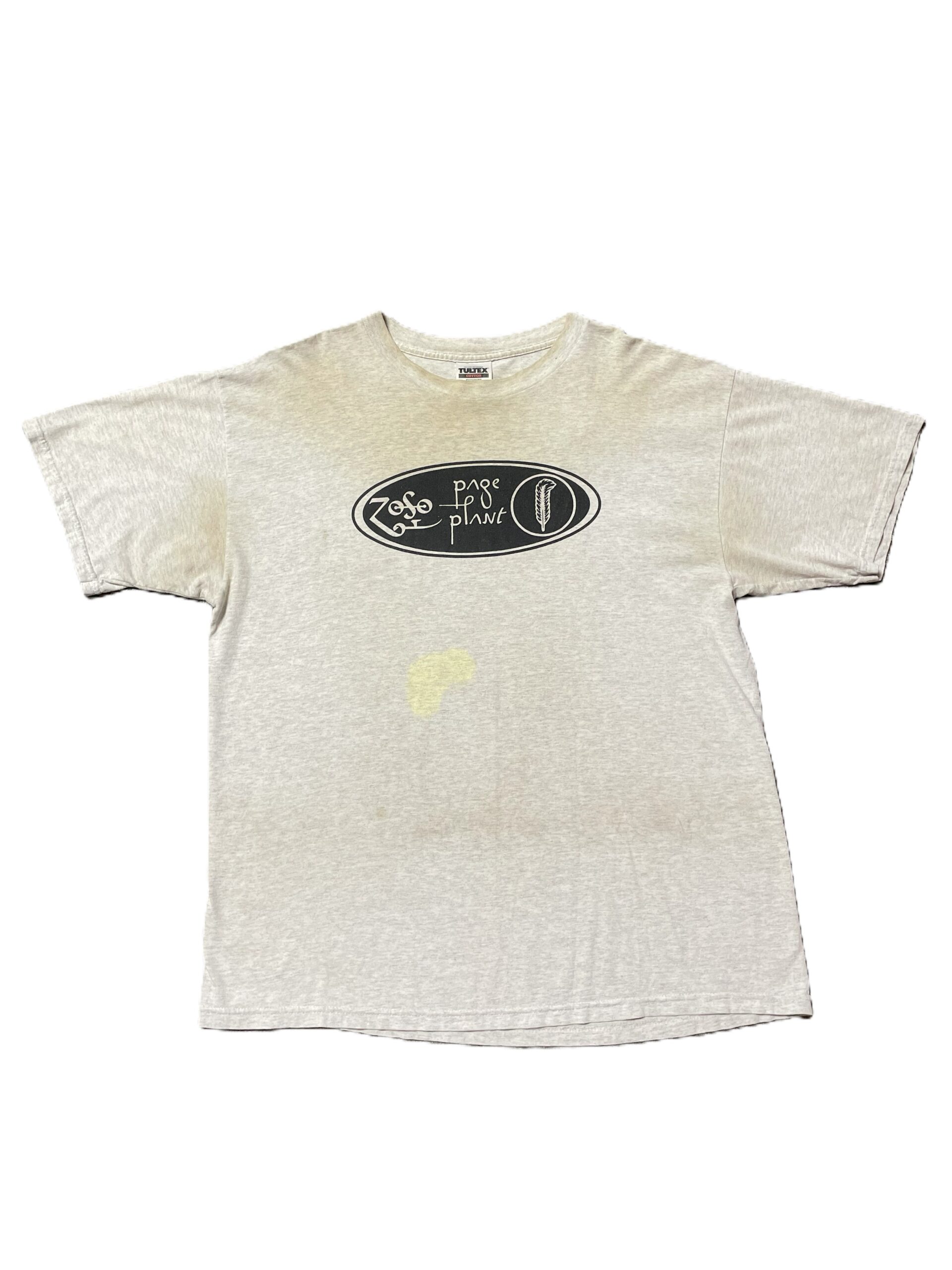 Vintage Page & Plant "Local Crew" T-Shirt - Grey XL