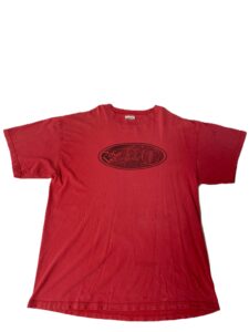 Vintage Page & Plant "Local Crew" T-Shirt - Red XL