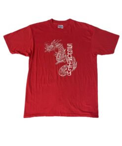 Vintage 1973 Dragon Security T-Shirt- Red XL