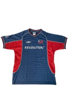 New England Revolution 2002 Home Jersey- Blue/Red
