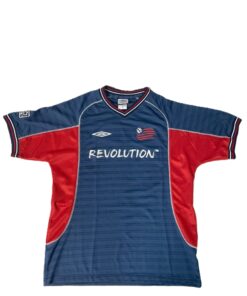New England Revolution 2002 Home Jersey- Blue/Red