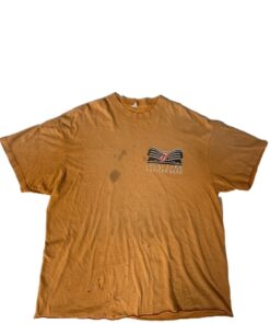 Vintage Rolling Stones "Local Crew A Bigger Bang" Tour T-Shirt - Orange XL
