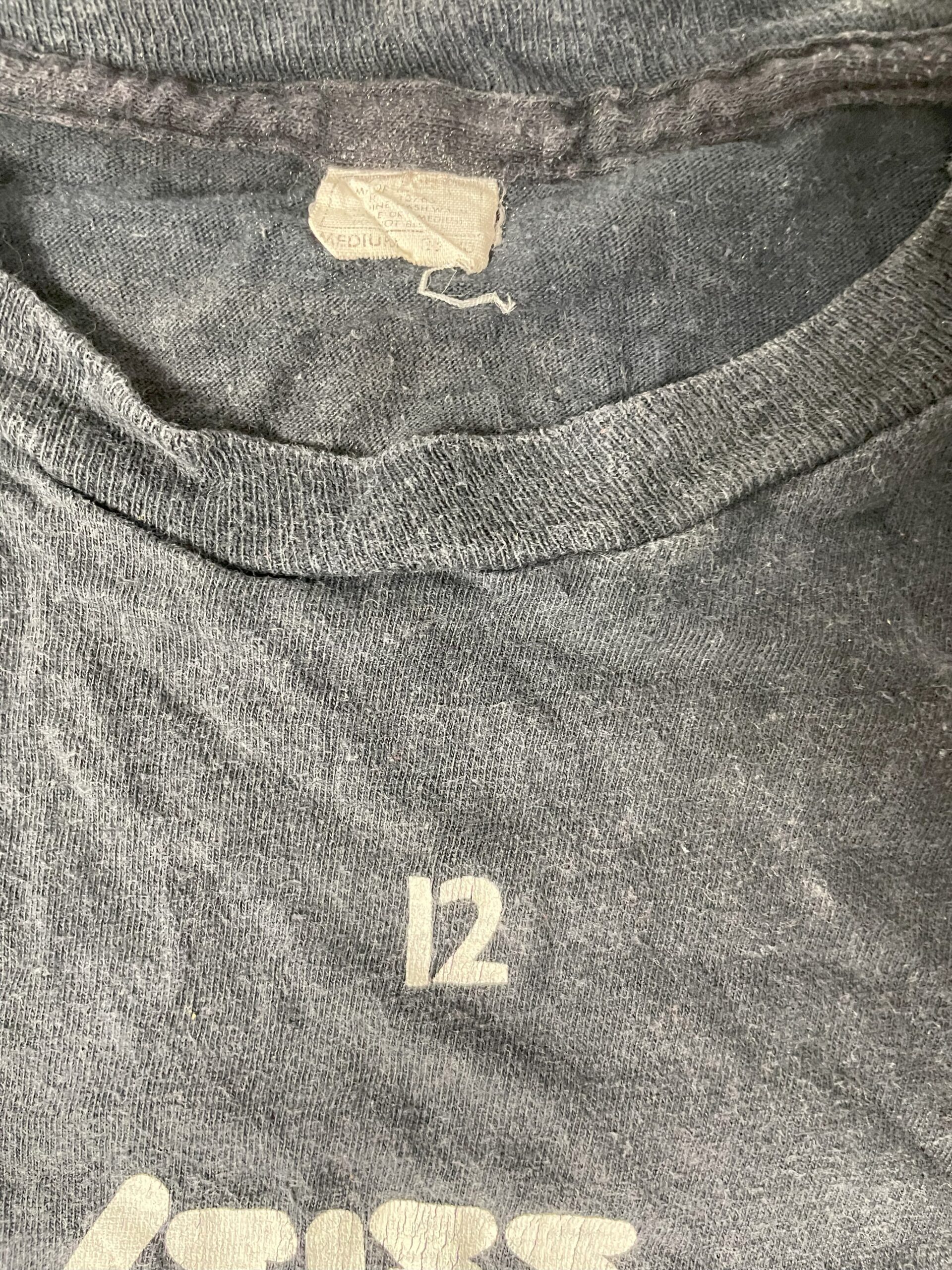 Vintage 1977 Stiff Records "When You Kill Time" Clock T-Shirt- M - Image 2