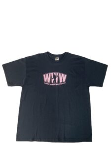 Vintage WWW "Where Beauty Kicks Booty!" T-Shirt- Black