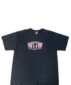 Vintage WWW "Where Beauty Kicks Booty!" T-Shirt- Black