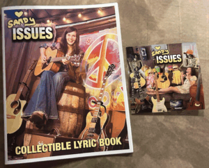 Sandy Skye Netburn - Issues - CD and Collectible Lyric Tour Book Bundle